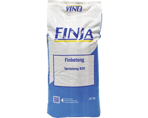 Påse med finbetong från Finja